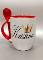 Puodelis "Vardinis (su auksine karūna)" - Image 3