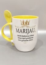 Puodelis "Gražiausia diena (vardinis)"