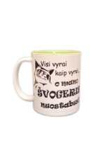 Puodelis "Nuostabus švogeris"