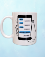 Puodelis "Su telefonu.."