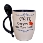 Puodelis "Tėti, kaip gera Tave turėti"