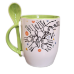 Puodelis "Tėčio ranka (su vardais)"