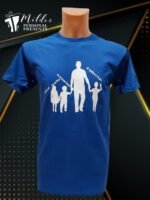 Marškinėliai "Tėtis ir trys vaikai (4)"