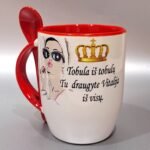 Puodelis "Tobula draugytė (su vardu)"