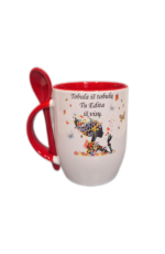 Puodelis "Tobula (su drugeliais ir vardu)"