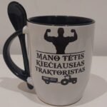 Puodelis "Tėtis traktoristas"