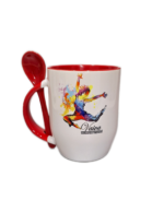 Puodelis "Geriausia trenerė (su vardu1)"