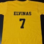 Vaikiški marškinėliai "Vardiniai su skaičiumi"