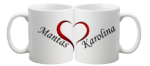 Puodeliai "Su vardais (Širdelė)" - Image 2