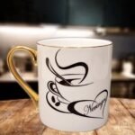 Porcelianinis puodelis "Vardinis (kavai)"