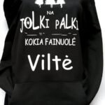 Džemperis "Jolki palki fainuolė (su vardu)"