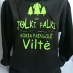 Džemperis "Jolki palki fainuolė (su vardu)"