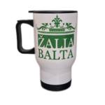 Kelioninis puodelis "Žalia balta"