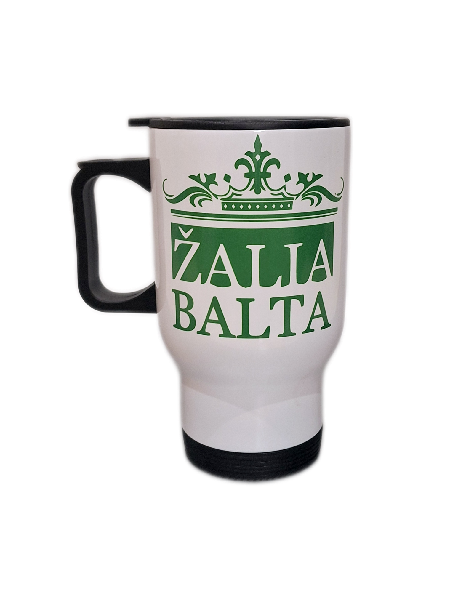 zaliabaltakelion-1.png Kelioninis puodelis "Žalia balta" - Image 1