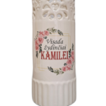 Vaza "Visada žydinti (su vardu)"