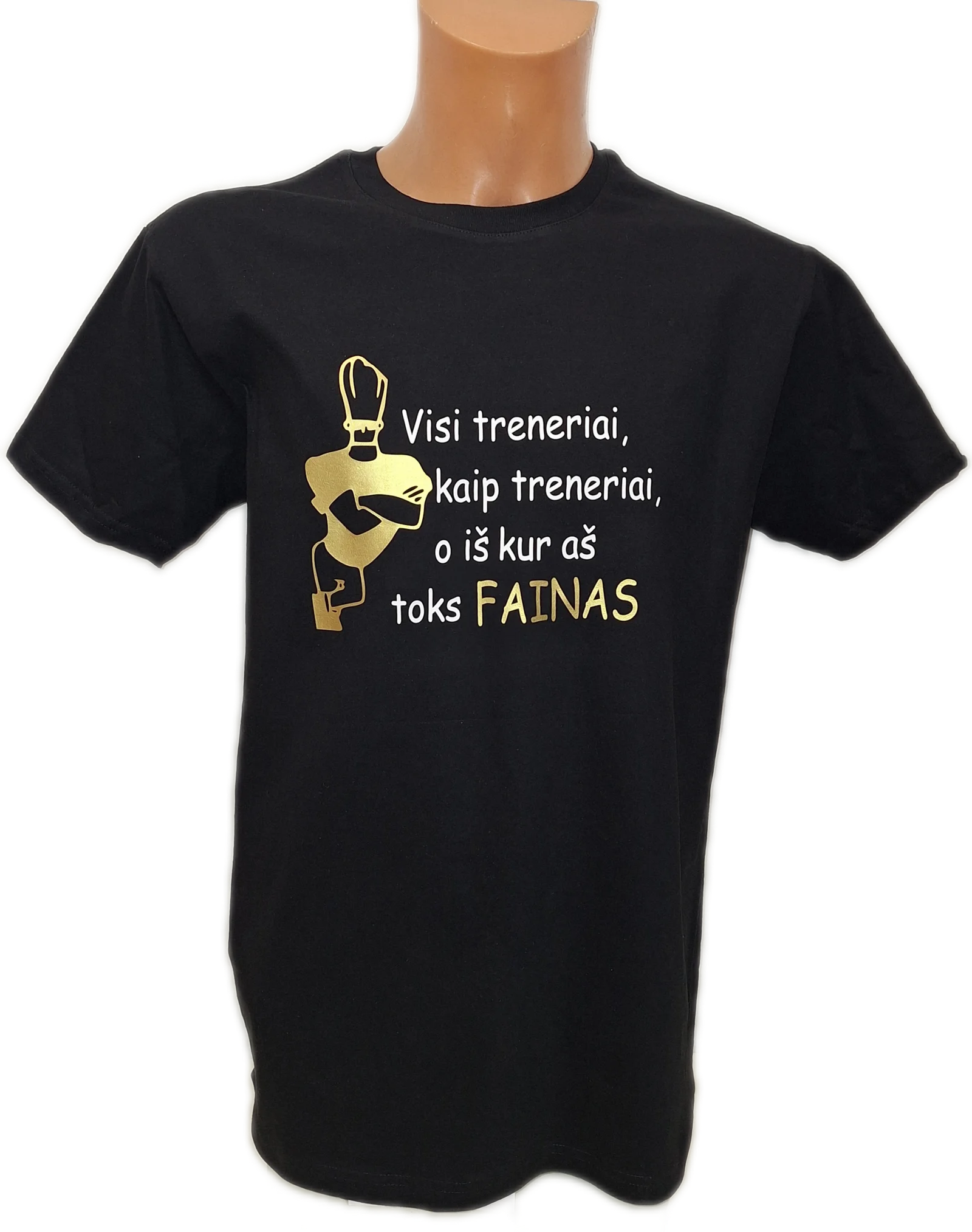 fainastrenerismarsk Marškinėliai “Toks fainas treneris” - Image 1