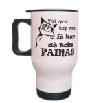 Kelioninis puodelis “Fainas vyras”