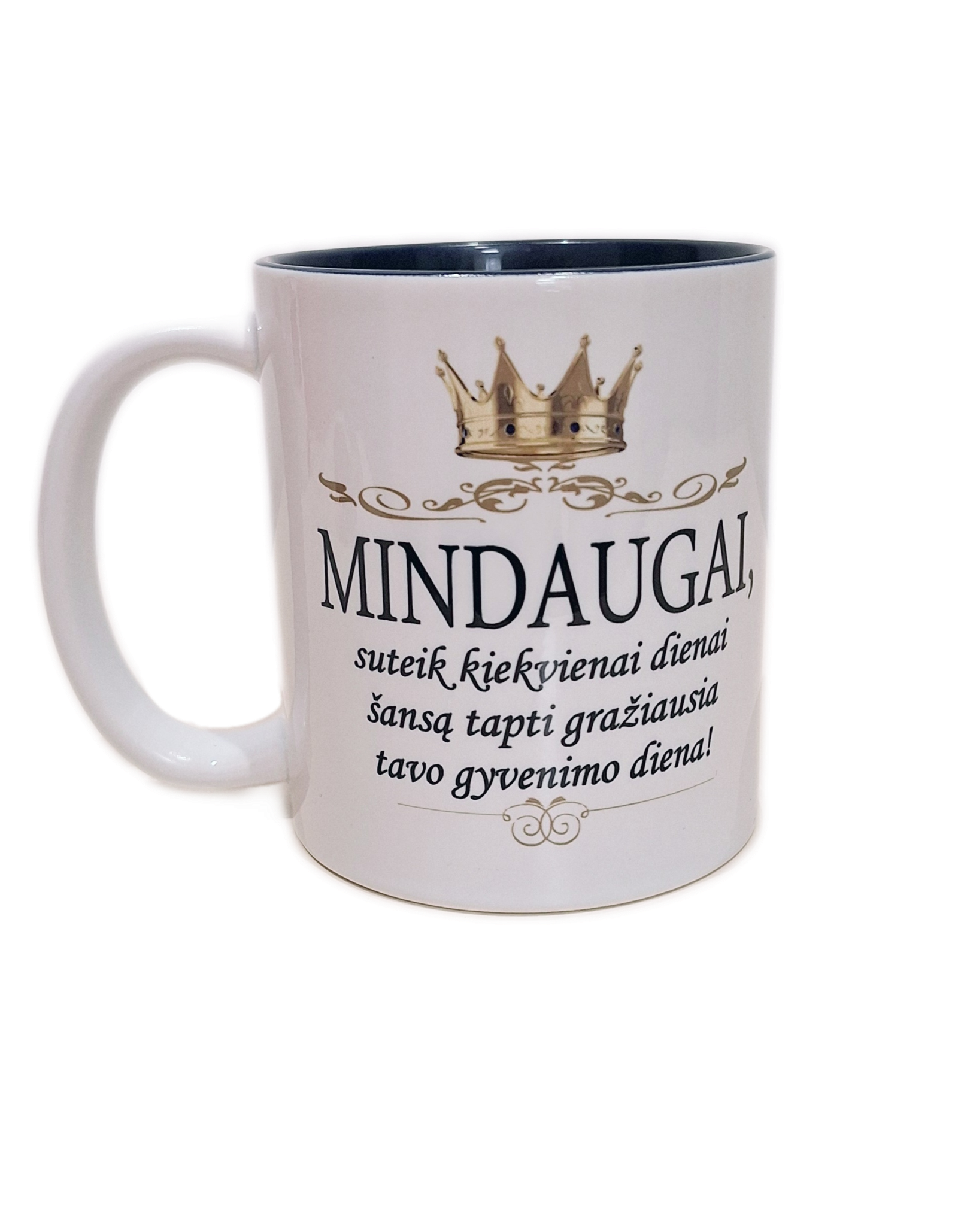 mindaugai Puodelis “Suteik dienai šansą (su vardu)” - Image 1