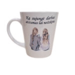 Latte puodelis „Ką sujungė darbas”