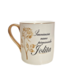 Porcelianinis puodelis "Su Jūsų tekstu"