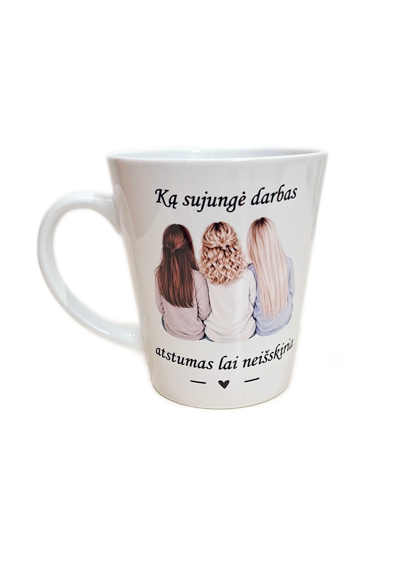 sujungelatte Latte puodelis „Ką sujungė darbas1” - Image 1